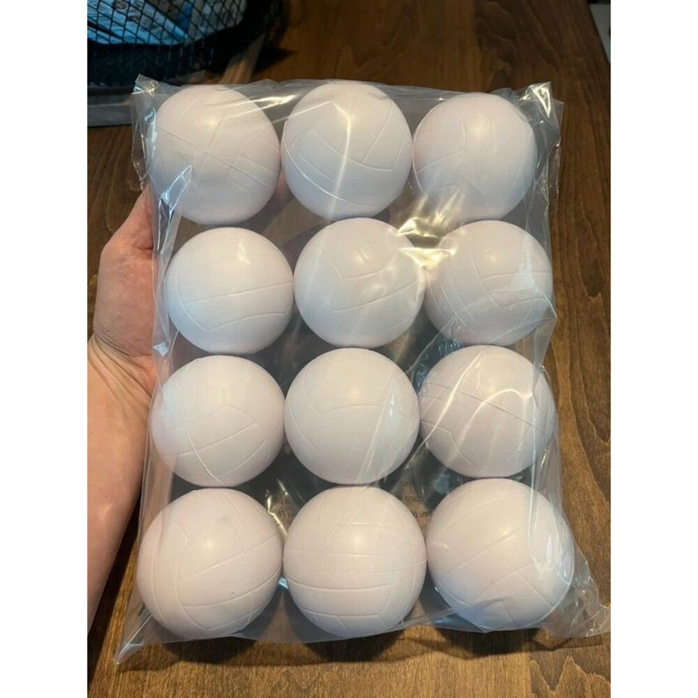 New 12 pack Volleyball Stress Balls